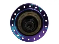 Pride Racing "Matrix" BMX Race Vorderradnaben - Splash Blue/Purple, 20/10mm, 36H