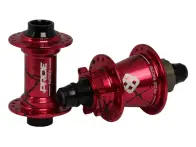Pride Racing "Matrix" BMX Race Vorderradnaben - Splash Blue/Purple, 20/10mm, 36H