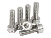 Pride Racing "Stem Titanium M8 Screw Kit" BMX Race Vorbauschrauben - Oil Slick, Titan M8
