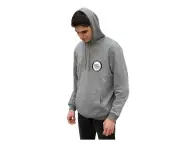 Pride Racing "Sweat Cool Patch" Hooded Pullover - Mid Grey