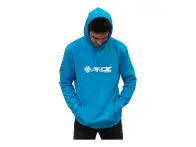 Pride Racing "Sweat Logo" Hooded Pullover - Hawaiian Blue