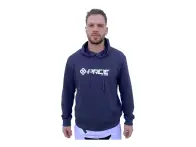 Pride Racing "Sweat Logo" Hooded Pullover - Heather Asphalt