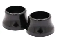 Pride Racing "Volcano Washer" BMX Race Naben Ersatzteile - Schwarz, 10mm Achse, 2er Set