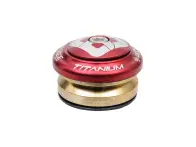 Pride Racing "Ti45 Titanium" BMX Race Headset - Black, IS 1-1/8"