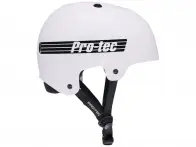 ProTec "Old School Low Pro" BMX Helm - Gloss White (Certifed)