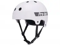 ProTec "Old School Low Pro" BMX Helm - Gloss White (Certifed)