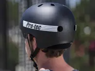 ProTec "Old School Low Pro" BMX Helm - Matte Black (Certified)