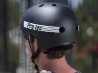 ProTec "Old School Low Pro" BMX Helm - Matte Black (Certified)