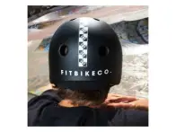 ProTec X Fit Bike Co. "Low Pro" BMX Helmet - Checkered Matte Black