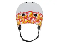 ProTec X S&M Bikes "Full Cut Certified" BMX Helmet - Shield Matte Light Grey