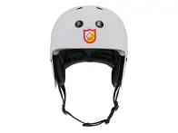 ProTec X S&M Bikes "Full Cut Certified" BMX Helmet - Shield Matte Light Grey