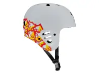 ProTec X S&M Bikes "Full Cut Certified" BMX Helmet - Shield Matte Light Grey