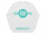 Radio Bikes "Checker" Longsleeve - White