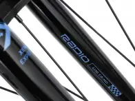 Radio Bikes "Xenon Expert XL" BMX Race Rad - Black/Skyblue