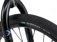 Radio Bikes "Xenon Expert XL" BMX Race Rad - Black/Skyblue