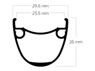 Ryde "DP 25" MTB Rim - 29" Inch