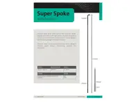 Sapim "Super Spoke" Speiche (Ohne Nippel)