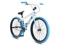 SE Bikes "Blocks Flyer 26" 2021 BMX Cruiser Bike - 26 Inch - White