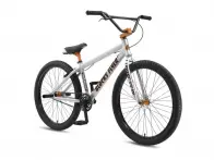SE Bikes "Blocks Flyer 26" BMX Cruiser Bike - 26 Inch - Iced Out Silver