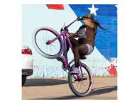 SE Bikes "Blocks Flyer 26" BMX Cruiser Bike - 26 Inch - Pink Bubblegum