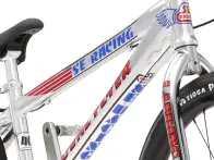 SE Bikes "Floval Flyer 24" 2018 BMX Race Cruiser Bike - 24 Inch - High Polish Silver