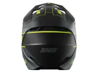 Shot Race Gear "Furious Dust" Fullface Helm - Neon Yellow Matt