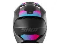 Shot Race Gear "Furious Mirage" Fullface Helm - Blue/Pink Matt
