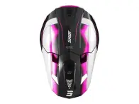 Shot Race Gear "Lite Astral" Fullface Helm - Blue/Pink Pearly