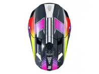 Shot Race Gear "Lite Racing" Fullface Helm - Blue/Neon Yellow Pearly
