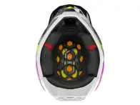 Shot Race Gear "Lite Racing" Fullface Helm - Blue/Neon Yellow Pearly