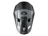 Shot Race Gear "Lite S10" Fullface Helm - Black/Grey Matt