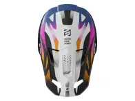 Shot Race Gear "Speed Wave" Fullface Helm - Black/White Pearly