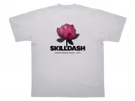 Skilldash "Thrive Lotus" T-Shirt - White