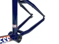 S&M Bikes "BTM Hoder XL" BMX Frame - Blue (Edwin De La Rosa Colorway)