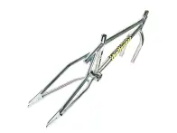 S&M Bikes "Challenger" BMX Rahmen + Gabel Set - Chrome (1 Zoll)