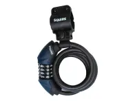 Squire "Flexalok Combi 10 XL" Spiral Cable Lock + Bracket - 180 cm