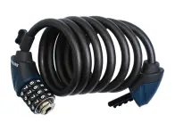 Squire "Flexalok Combi 12 XL" Spiral Cable Lock + Bracket - 180 cm