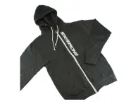 Stay Strong "Faster Zip" Hooded Zipper - Heather Black
