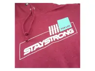 Stay Strong "For Life" Hoody - Burgundy