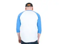 Stay Strong "Ribbon Raglan" 3/4 Longsleeve - white/blue