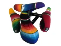 Stereo Bikes "Mexican Serape" Seat/Seatpost Combo