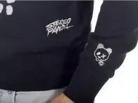 Stereo Panda "Skull Intersia" Pullover