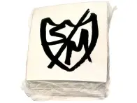S&M Bikes "Sharpie Shield Medium" Sticker 100 Pack
