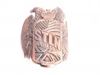 Stolen BMX "10 Year Crest Arched" Steuerrohr Badge