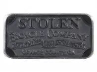 Stolen BMX "Small Crest Flat" Oberrohr Badge