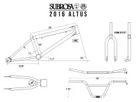 Subrosa Bikes "Altus" 2016 BMX Bike - Gloss black / Blue