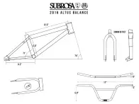 Subrosa Bikes "Altus Balance" 2016 BMX Bike - 12 Inch / Gloss Silver