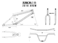 Subrosa Bikes "Arum" 2016 BMX Bike - Purple / Neon Green Crackle