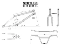 Subrosa Bikes "Arum XL" 2016 BMX Bike - Black / White Crackle