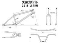 Subrosa Bikes "Letum" 2016 BMX Bike - Satin Moto Black